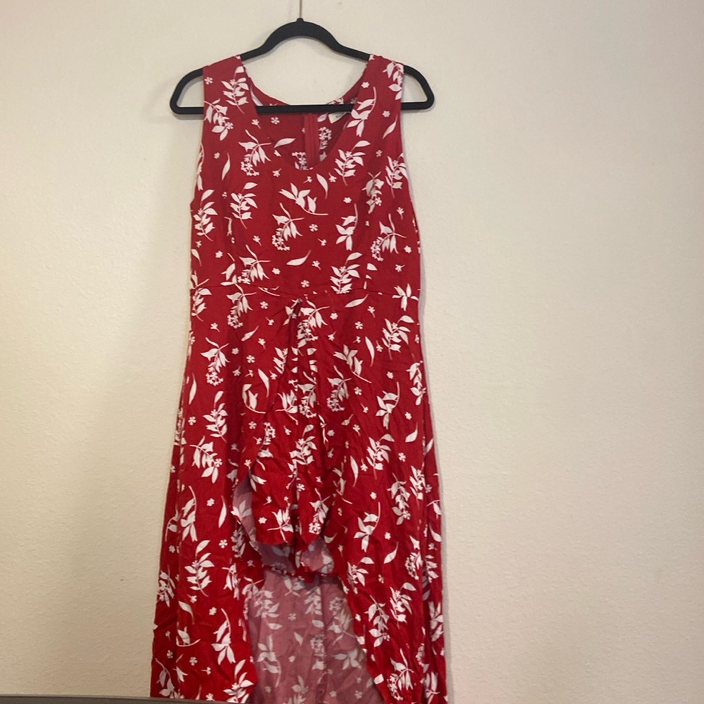 Kormei  Red Romper Dress